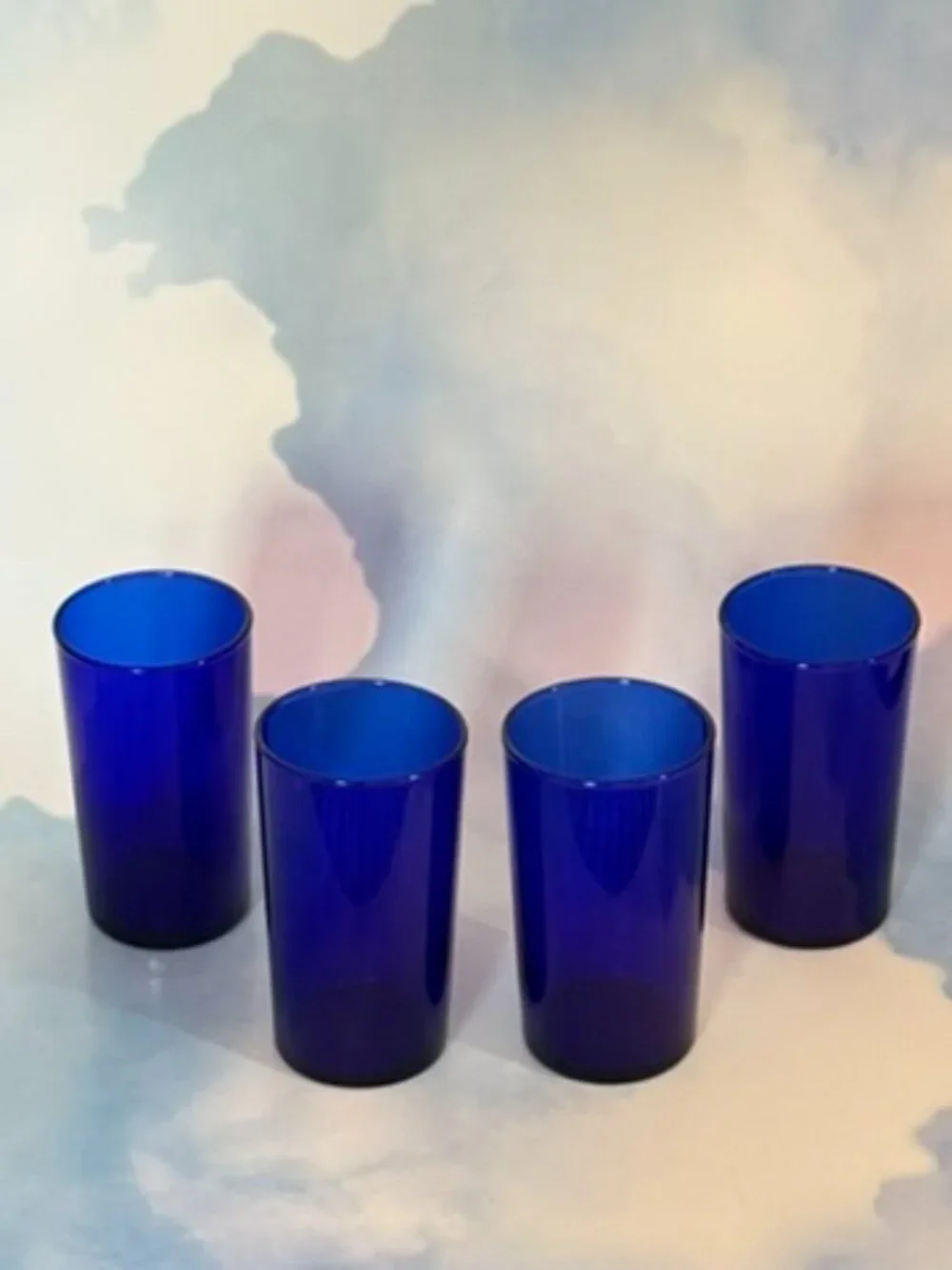 Set of 4 VINTAGE LIBBEY 